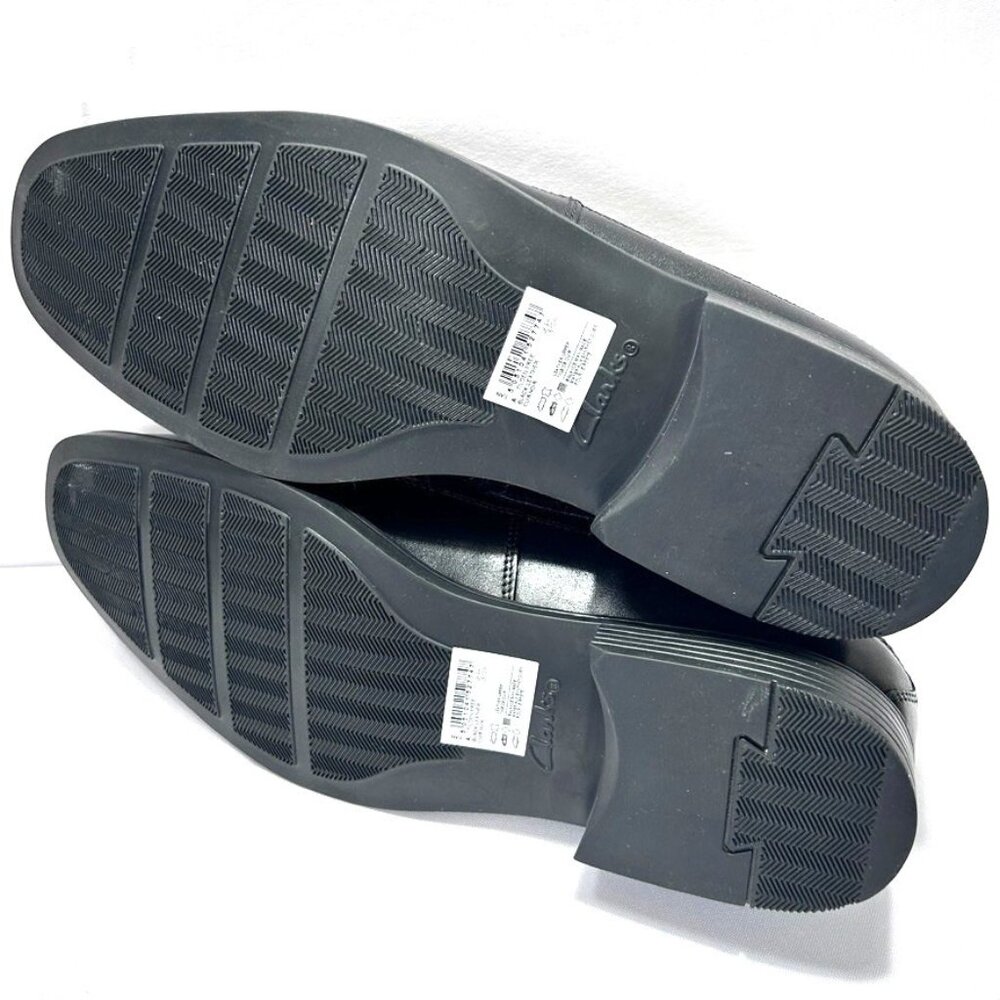 Clarks Men’s Whiddon Step Loafer Shoes Black US 10W - Picture 7 of 8